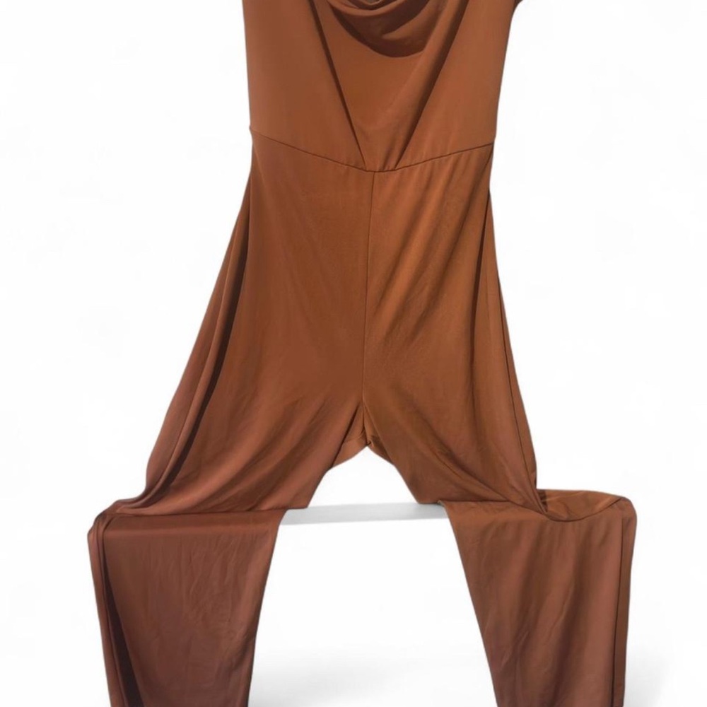 E.L.H. Elegant Brown Jumpsuit